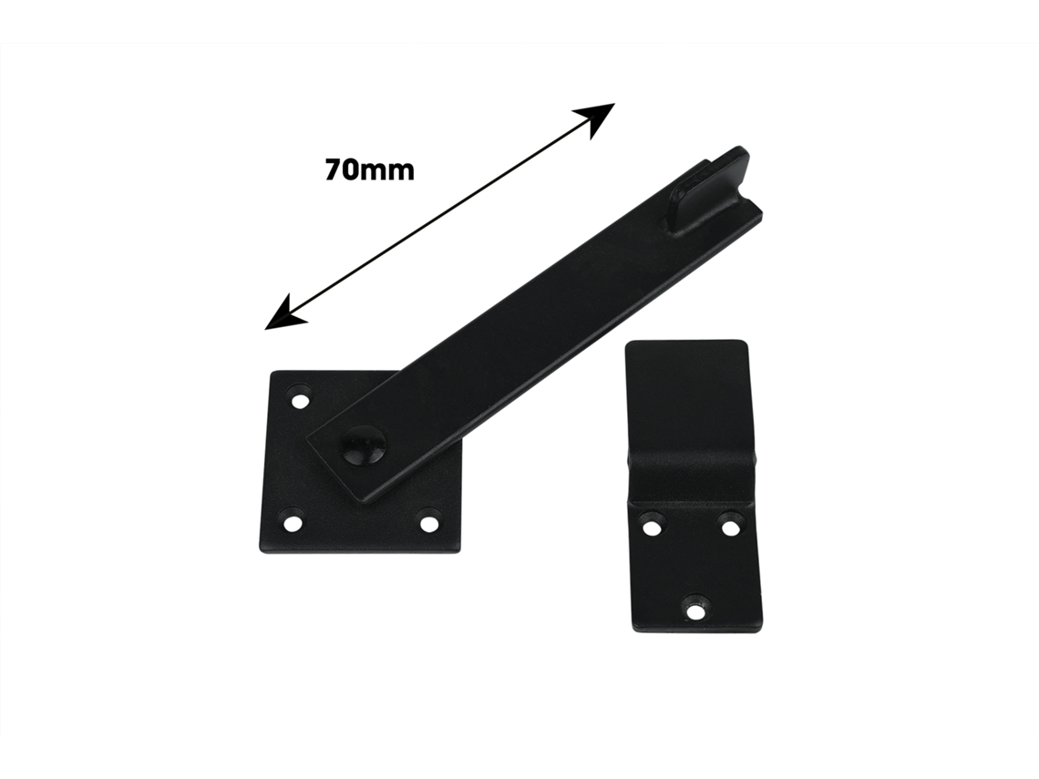 Fechos Ponte Preto 70 Mm Por Peça WOVAR