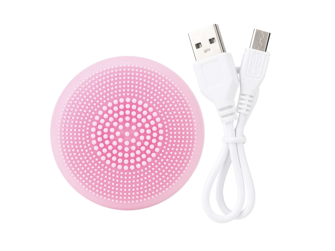 Escova Elétrica Facial Silicone Limpeza E Massagem