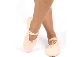 Sapatilhas De Ballet Em Lona Para Criança E Adulto, Sapatilhas De Dança E Ginástica