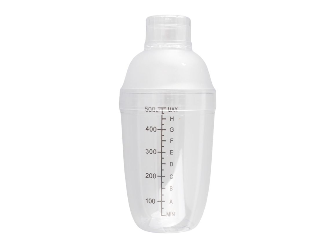 Eyf shaker de Coquetel com Escala 530ml em Resina Pc para Bebidas Bar Casa