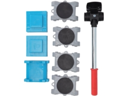 Carrinho Móveis Ftvogue, Kit De Transporte Carga Pesada Em Aço Inoxidável, Rodas Com Rotação De 360-graus, Ideal