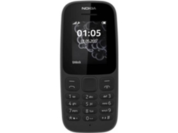 Telemóvel NOKIA 105 (1.8'' - 2G - Preto)