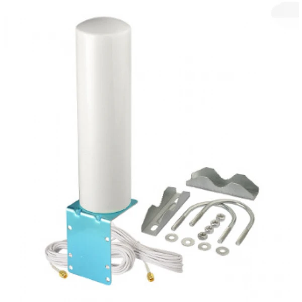 Antena Omnidirecional De Montagem Fixa Para Uso Externo Com Conector Sma Macho De Alto Ganho De 10dbi Para Banda Larga, Compatível Aquaforge