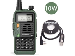 ZS10261-Baofeng UV S9 Plus walkie talkie portátil muito poderoso para caça. rádio bidirecional. radiofrequência. Presunto CB. grande porto YWEI