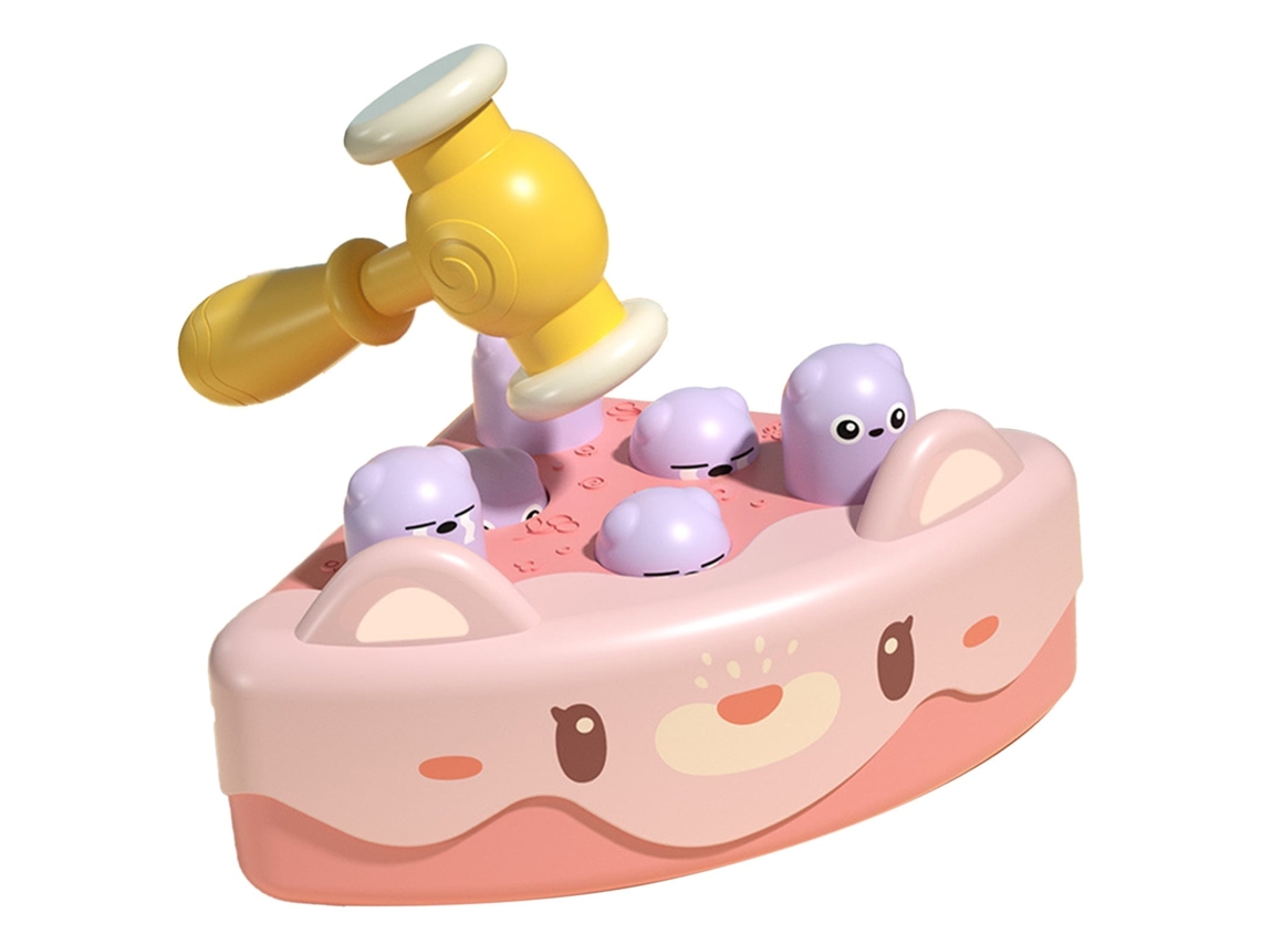 Primerox brinquedo Educativo de Pancada Interativo com Martelo Macio para Bebês 1 2 Anos Tipo 2