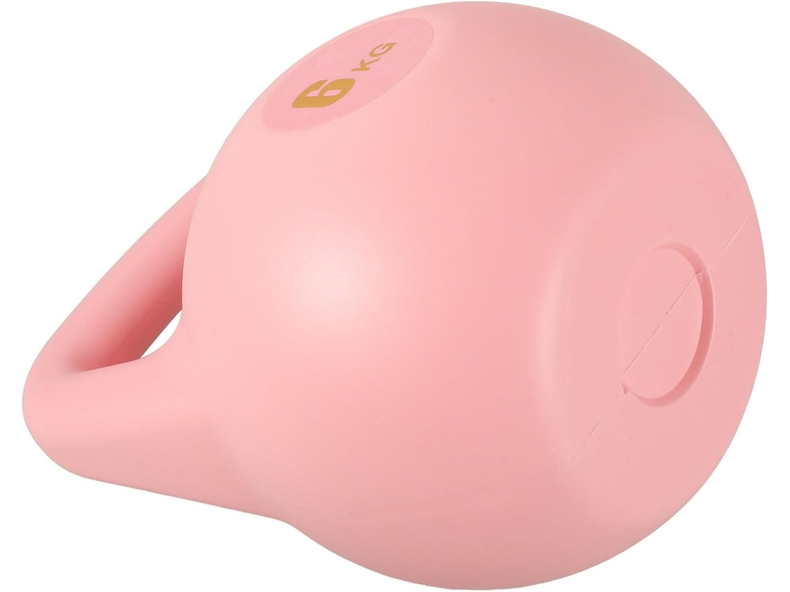 Kettlebell Macio Rosa Com Enchimento Automático, Alça Ajustável Antiderrapante, Equipamento De Treinamento