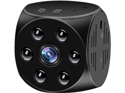 Mini Spy Camera 1080p Hd Sem Fio Visão Noturna Detecção Movimento Magnética Segurança Preto Yizhood