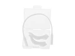 Óculos de Silicone Antiderrapantes com Ganchos para Orelha, Óculos Capa Óculo S Esportivos, Cordão Branco GOKOCO