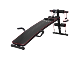 Aparelho Abdominais Banco Treino Faixas Resistência 120kg VELTRIX