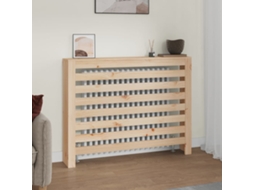 Vidaxl Cobertura De Radiador 108,5x19x84 Cm Pinho Maciço