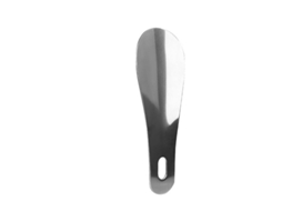 Calçadeira De Metal Prateada 10 Cm