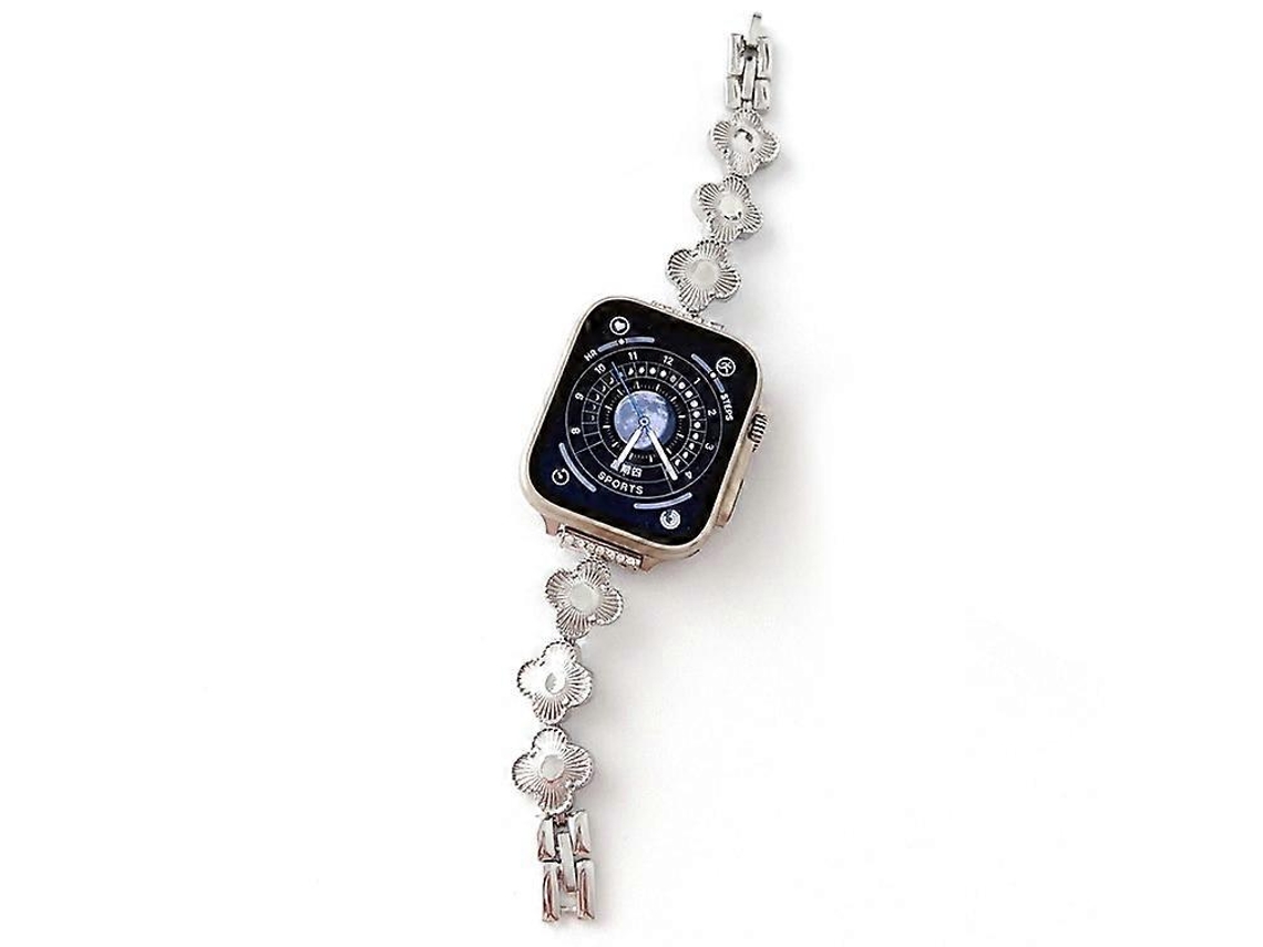 Compatível Com Apple Watch Series 9/8/7 41 Mm/6/5/4/se/se /se (2023) 40 Mm/série 3 2 1 38 Mm Clover Charm Vledary (2022)