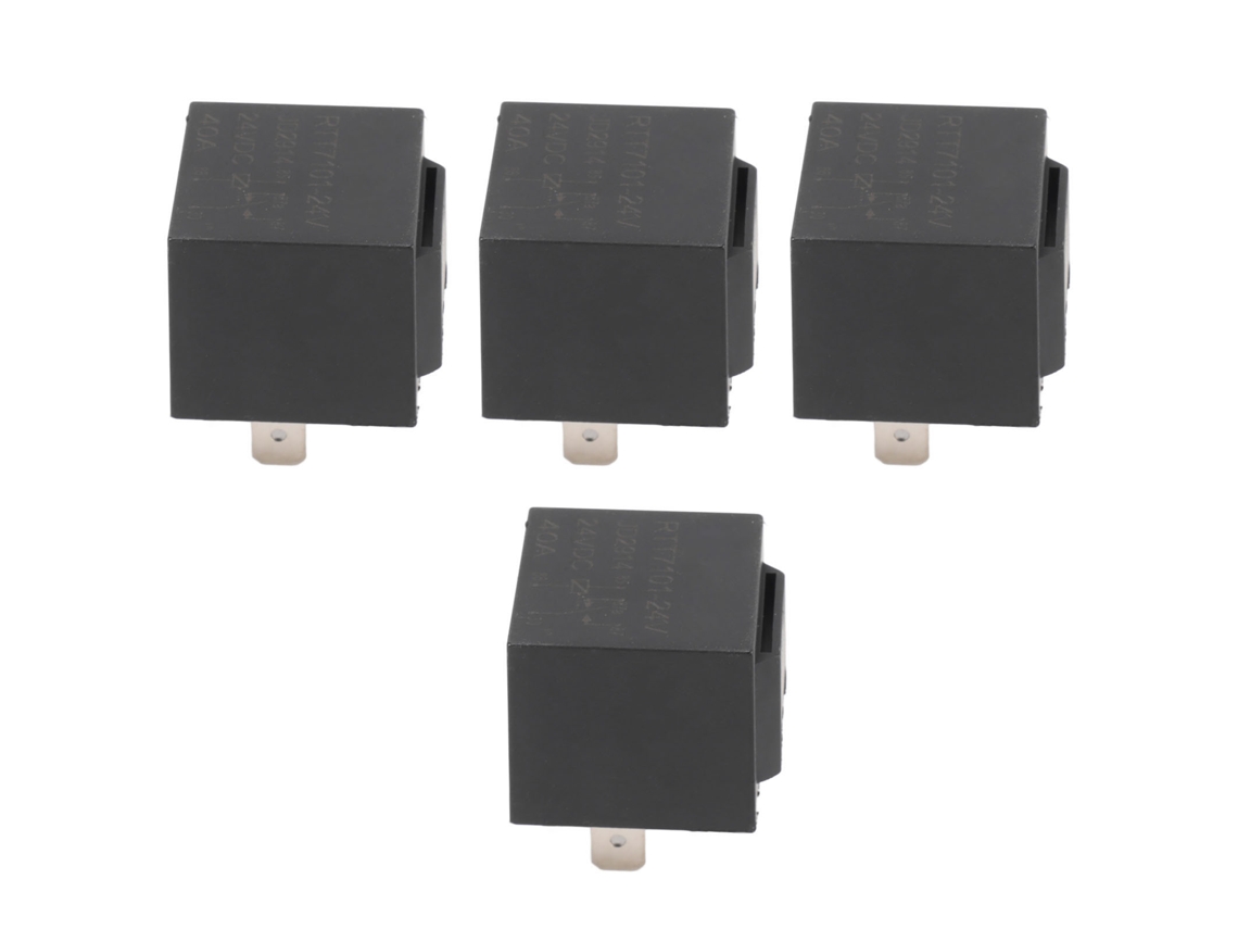 Primerox 4 relés de 24 V e 5 pinos para carros, caminhões, vans, motocicletas e barcos.