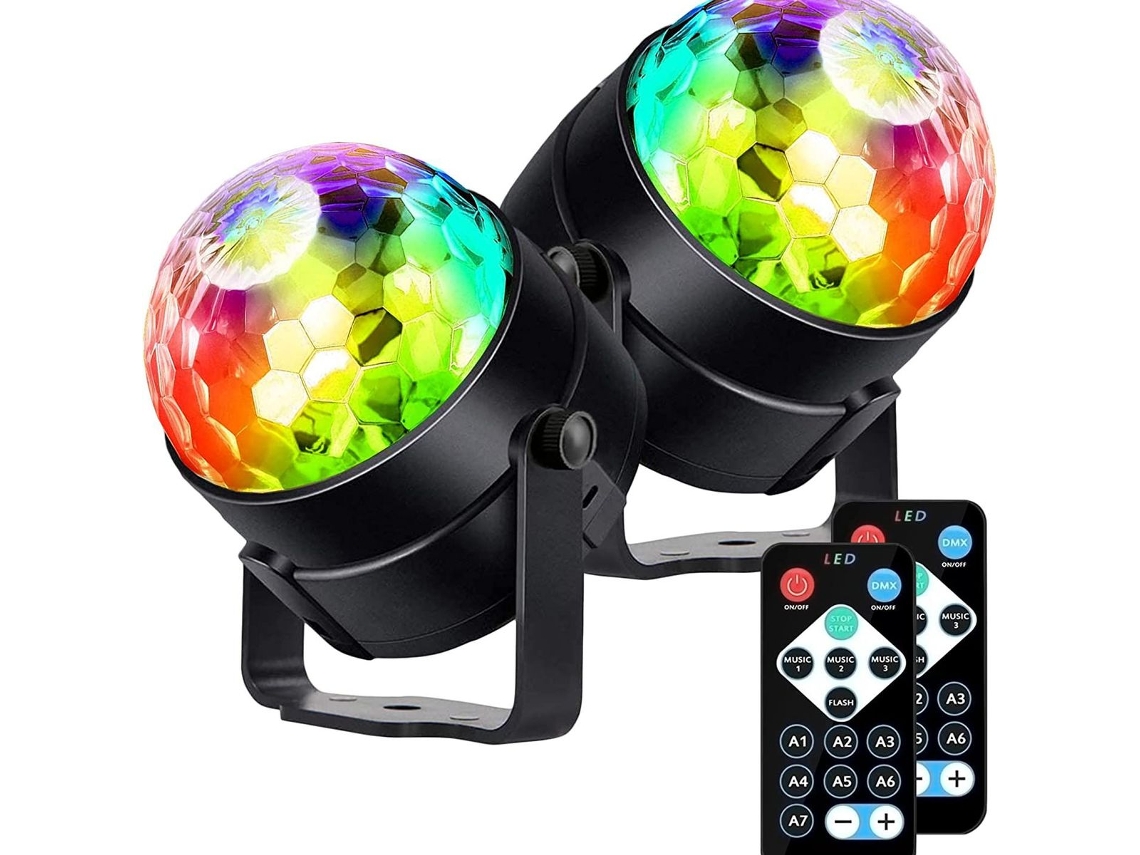 Pacote Com 2 Luzes De Discoteca, Luzes De Festa, Luzes De Palco, Projetor, Efeitos Ao Vivo, Cenário Para O Natal