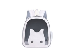 Mochila de Transporte para Animais de Estimação, Portátil, Branca AQUAFORGE