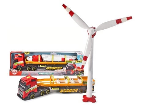 Camião DICKIE de carga pesada com luz e som (Idade Mínima Recomendada: 3 anos - 40 cm)