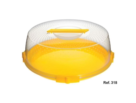 COSMOPLAST Portatorta Oasis com Alça 32 Cm Artigos de Cozinha