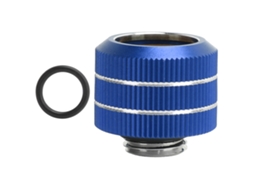 Conectores De Tubo Rígido Fast Twist Parafuso Rápido Para Água Da Computador G1/4 Azul 16mm