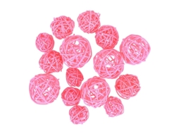 15Pcs Bola de Rattan de Jardim ALLINLESS