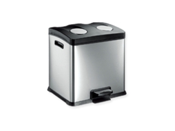 Caixote do Lixo EKO - EUROPE VB 9228 (24 l - Preto)