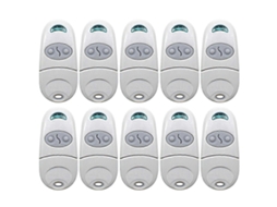 Controle remoto para porta de garagem Slowmoose Superior 432na 433,92 MHz (pacote com 10)