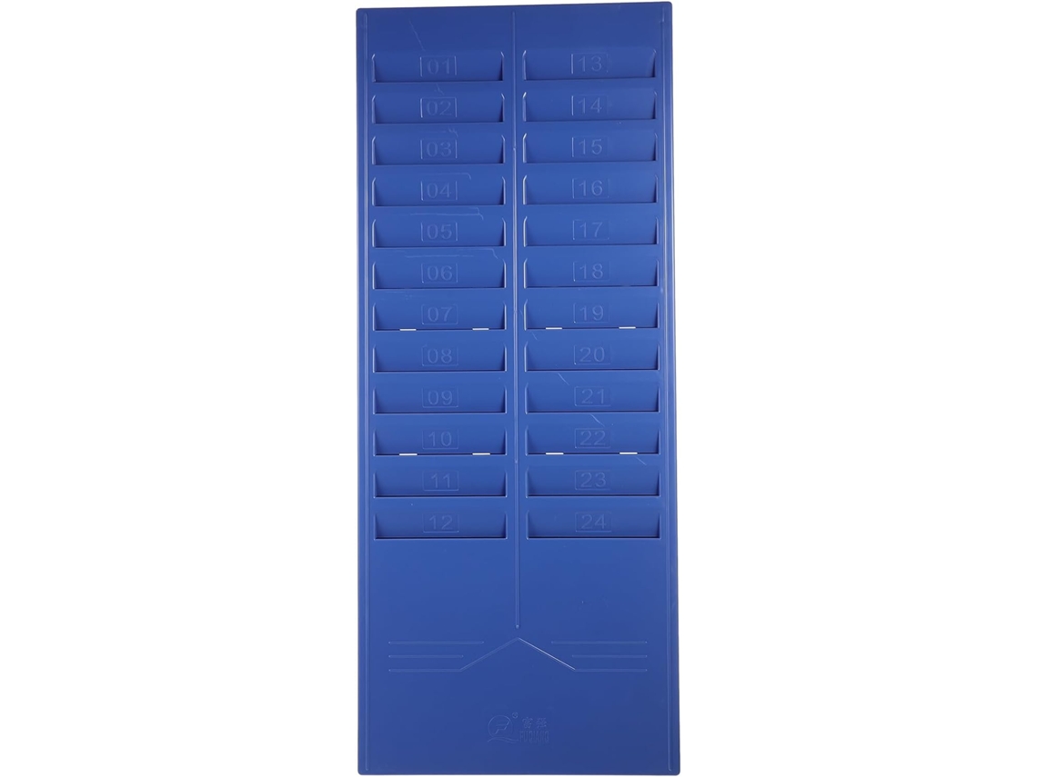 Suporte De Parede Cartão De Ponto Em Pp Azul, Reutilizável E Com Design Prático Escritórios E Cozinhas, Cor