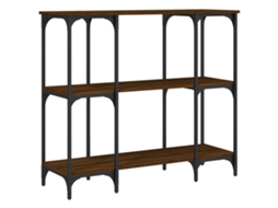 Mesa Consola MAISON EXCLUSIVE em Derivados de Madeira Carvalho Castanho (102x35x90 cm)