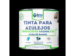 Tinta para azulejos Preto Ébano SATINADO 4 L BRICOSALVAJE, Conservante anti-mofo, fácil aplicação