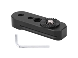 Placa De Expansão Adaptador De Engrenagem Para Estabilizador De Câmera Zhiyun Weebill S Preto