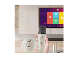 Caixa De Som Portátil Bluetooth K12 Para Ktv, Pequena Caixa De Som Com Microfone E 1 Microfone Para Presente De Aniversário. Olysi Shop