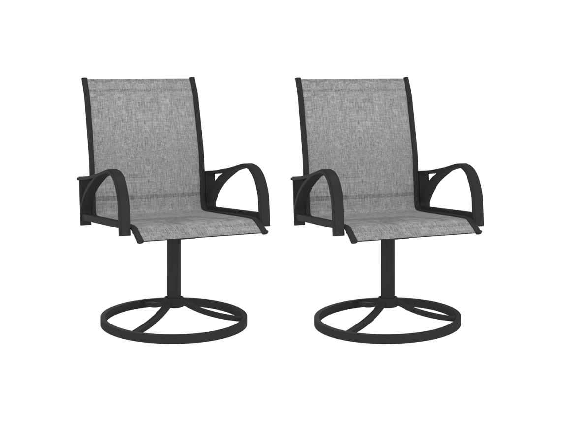 Garden Chair, Garden Chairs Vidaxl Cinzeto Aço (n/a)