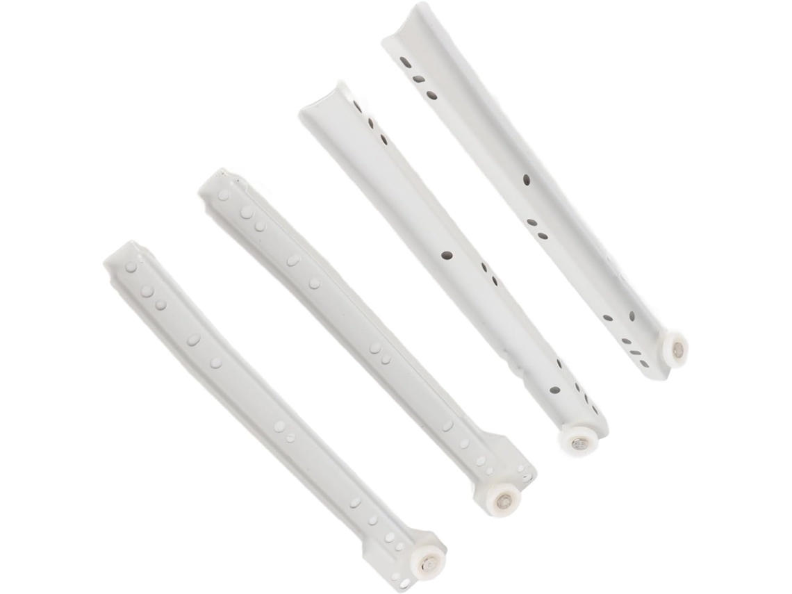 Kit De Corrediças Para Gavetas Rengue Em Aço Laminado A Frio, 25cm 9, 8pol, Trilho Robusto Com Polia Para Gavetas E