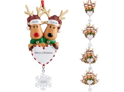Sino de Natal com Laço e Papai Noel 2pcs Nova Line