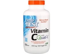 Suplemento Alimentar DOCTOR'S BEST Vitamina C Feat. Quali ™ -C (360 cápsulas vegetais de 1000mg)