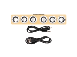 Barra de Som Bluetooth 5.0 CHABERLU com Graves Potentes, Sem Fio para Celular, Tablet e Pc (amarela)