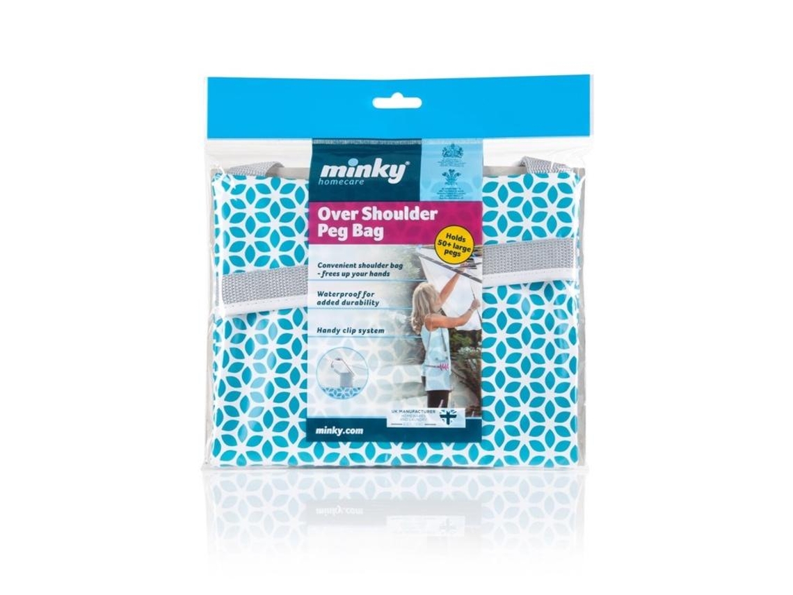 Bolsa de ombro única minky azul BRILVIBERA