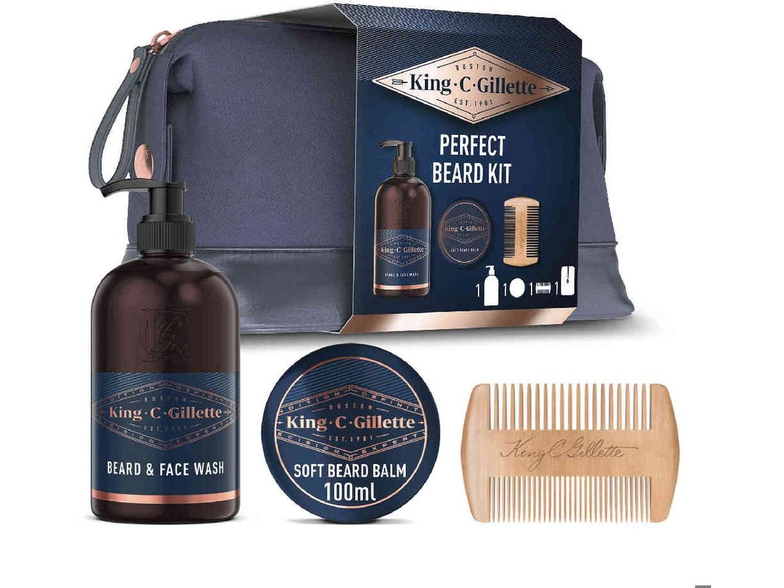 Coffret King C. Gel de Limpeza, Bálsamo e Pente GILLETTE emb. 1 un