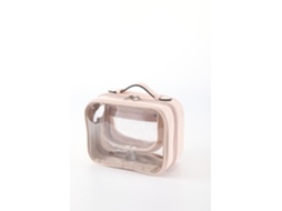 Bolsa Cosmética Transparente De Camada Dupla Certificada Com Grande Capacidade Para Viagens E Produtos De Higiene Pessoal SUNNY SPACES