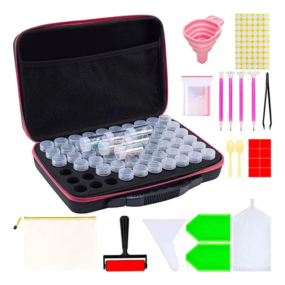 Estojo Para Armazenamento De Pintura Diamante Q 60vayotoy