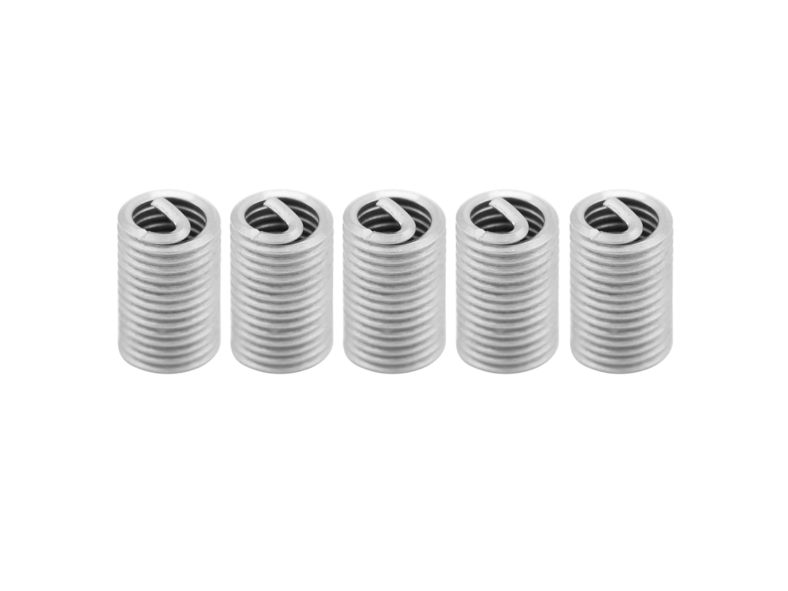 Gototop Conjunto De 50 Insertos Roscados Em Aço Inoxidável, Espirais