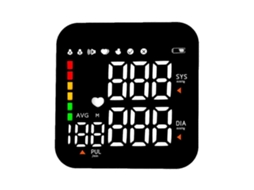 Lcd Recarregável Pulse Rate Monitor De Monitoramento De Pressão Arterial Monitor Para Uso Doméstico