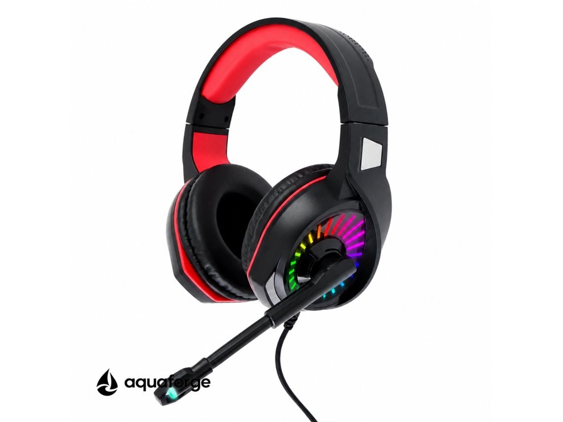 Headset Gaming Com Microfone Cancelamento De Ruído Enc Led Rgb