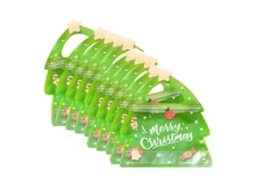 Conjunto De 10 Sacolas Plásticas Para Doces De Natal, Com Fecho De Fecho De Correr., Características