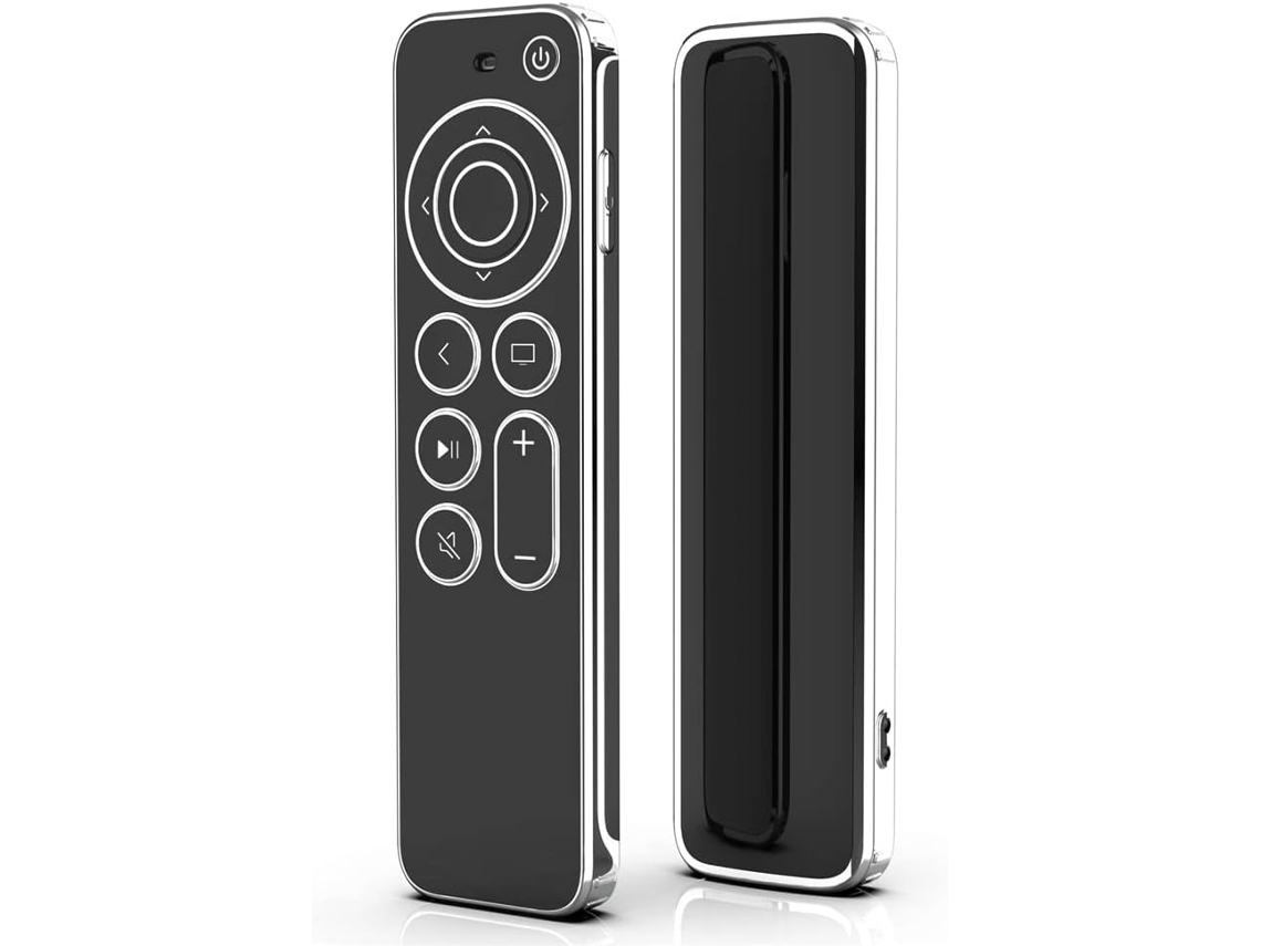 Capa Protetora, Em Tpu, Compatível Com Apple Tv, Cor Preta, Resistente A Impactos, Antirriscos, Macia