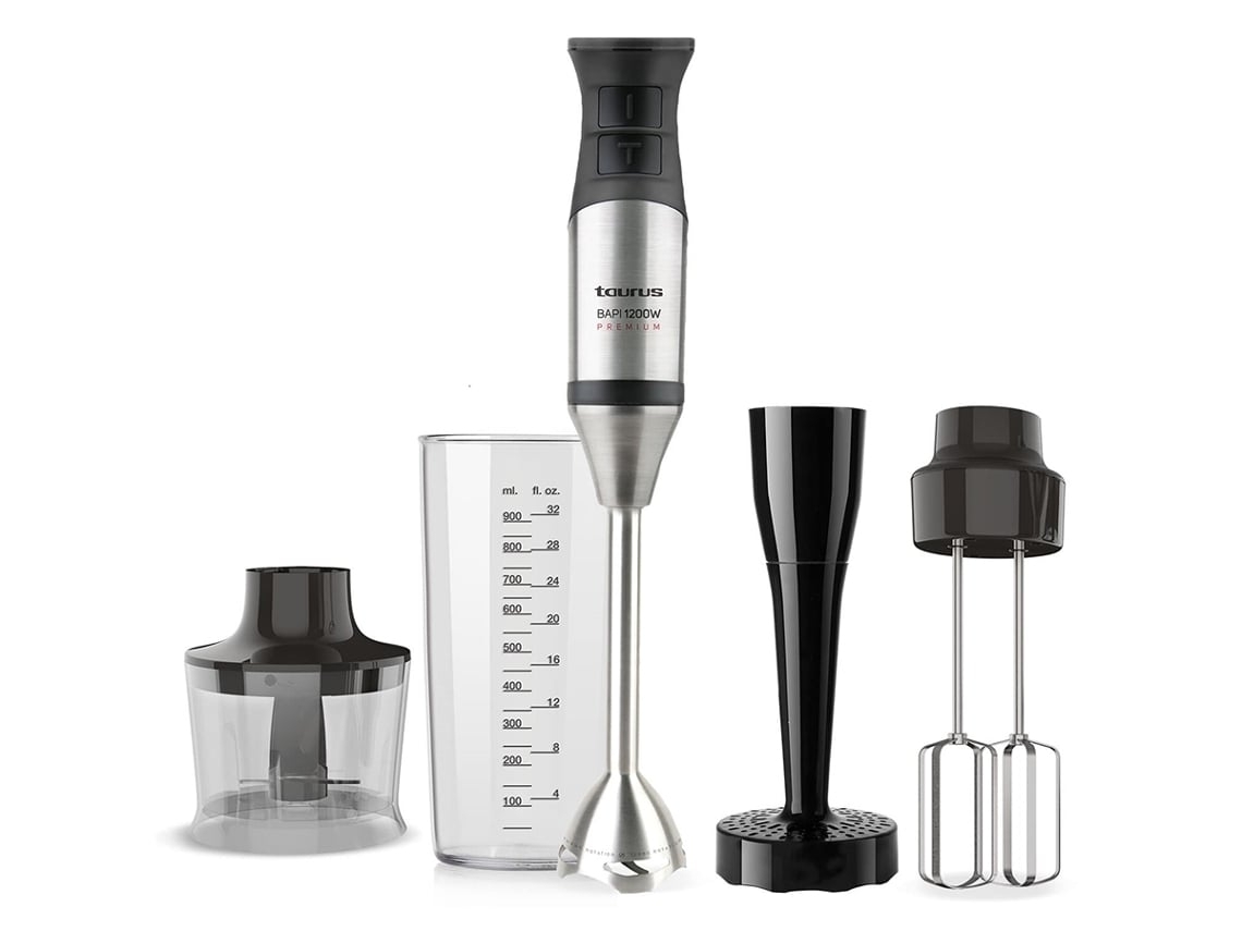 Varinha Mágica + Acessórios TAURUS BAPI1200PREMIUM (Outlet Grade A - 1200 W - Inox)