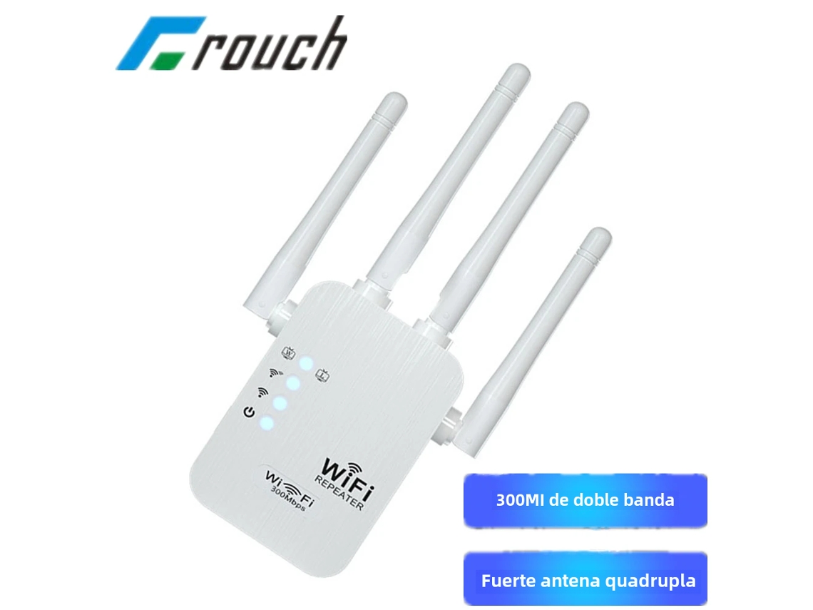 Expansor Wi-Fi Mdug 2.4G 300Mbps Repetidor de Sinal Wi-Fi Fio