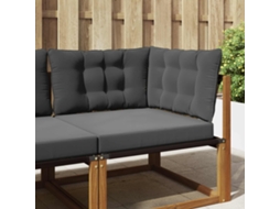Vidaxl Almofada Para Sofá Externo Poliéster Antracite 68,5 X 68,5 Cm