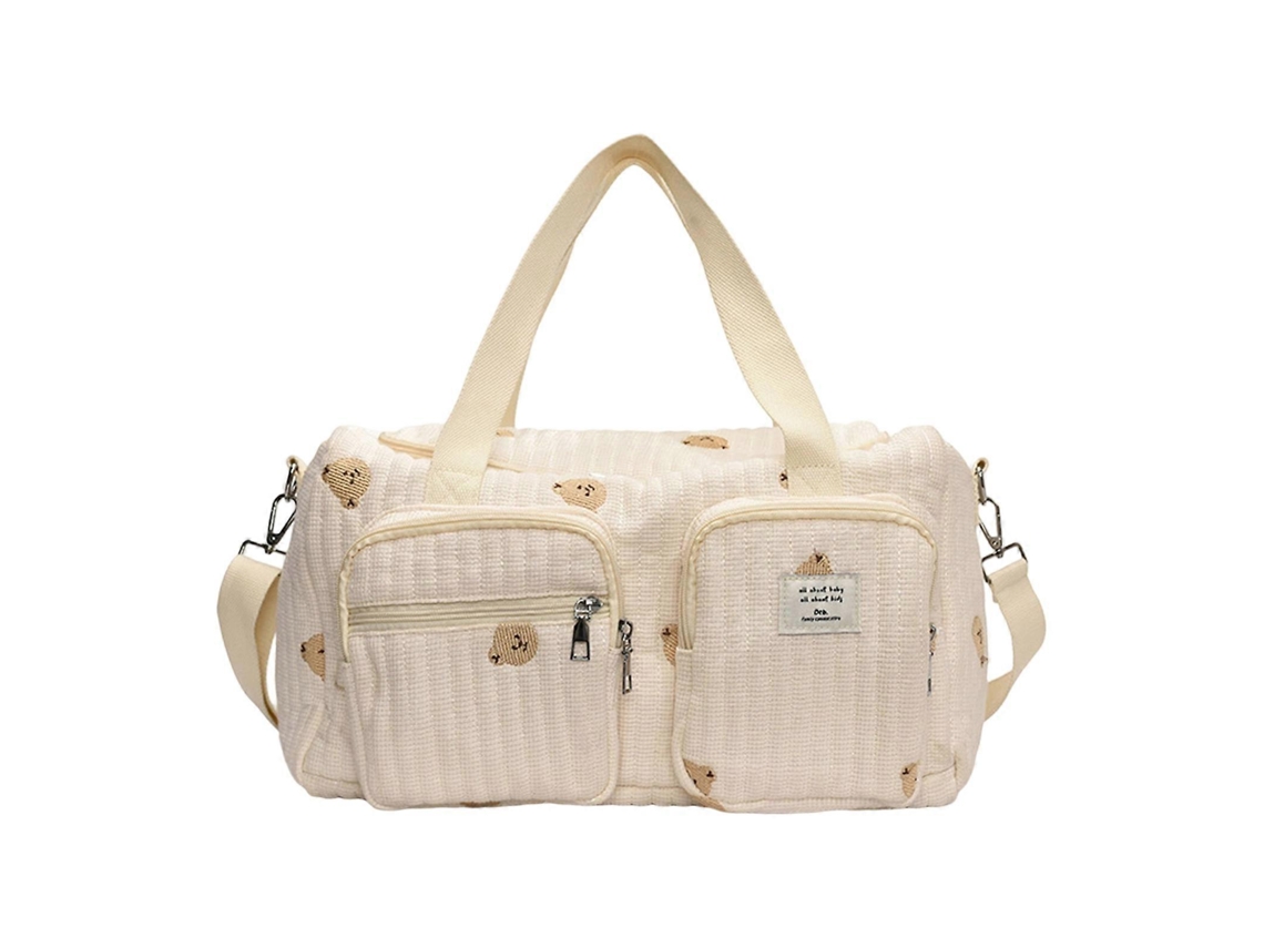 Bolsa de maternidade Ushion da moda com amplo espaço para produtos para bebês e mamães, organizador multifuncional para bolsas de maternidade