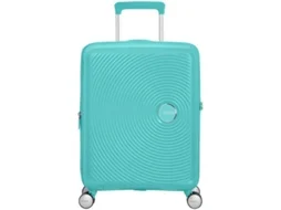 Mala de Cabine Expansível  AMERICAN TOURISTER Soundbox Azul Claro (55x40x20/23cm - 35,5/41L)