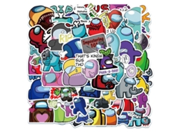 Novos Adesivos à Prova Dágua Do Among Us Para Laptop, Skate, Scrapbook E Outros Projetos Diy. Aquaforge